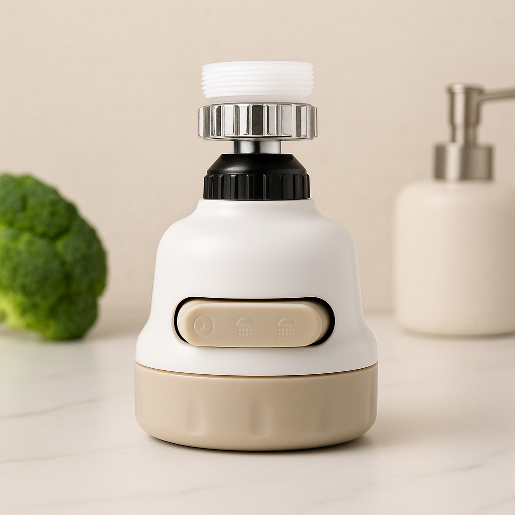 3-Mode Water-Saving Faucet Aerator